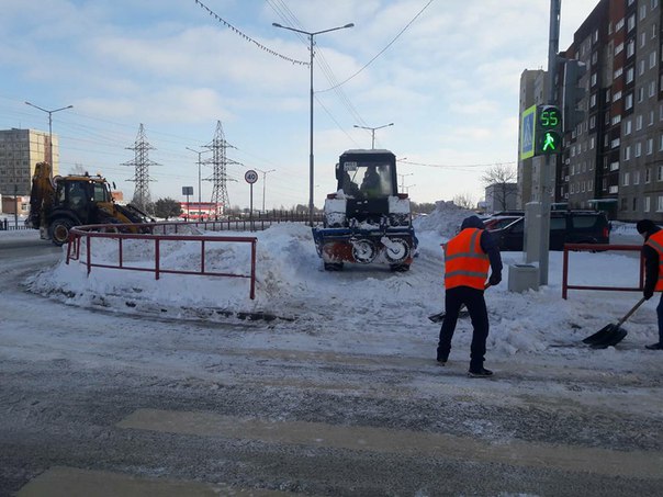 На этой неделе с территории города было вывезено 3800 кубометров снега