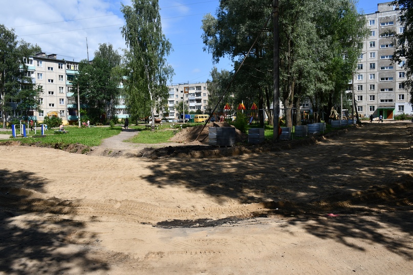 В «квадрате» началось благоустройство