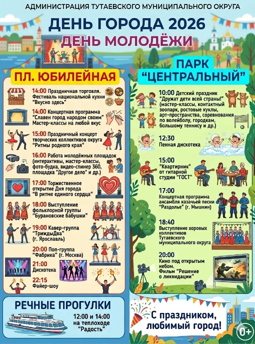 27 июня - День города Тутаева
