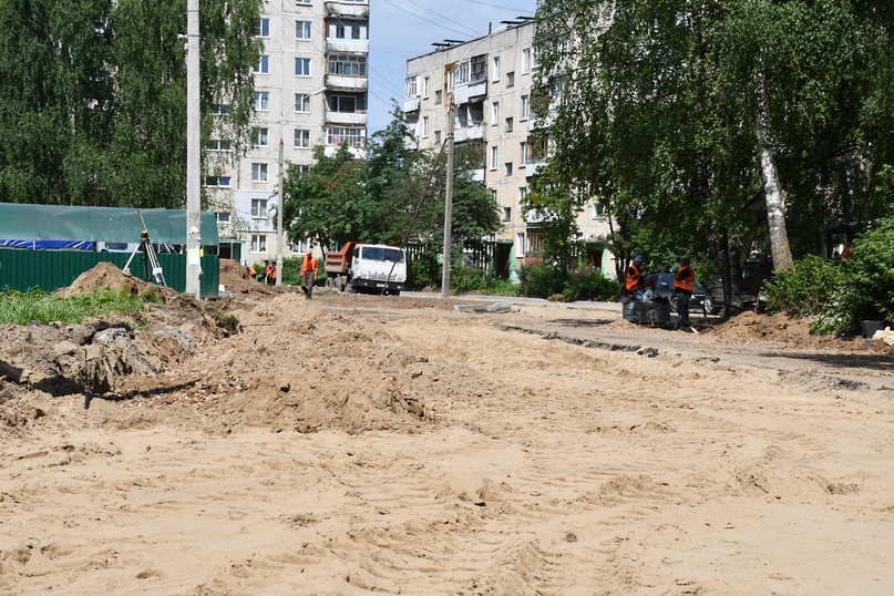 В «квадрате» началось благоустройство