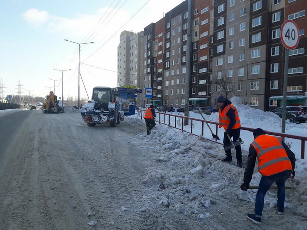 На этой неделе с территории города было вывезено 3800 кубометров снега