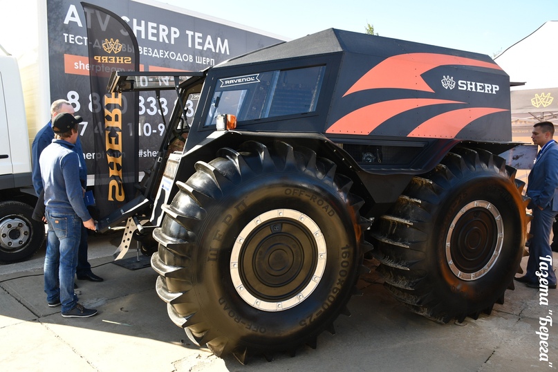 Тест-драйв вездехода «Sherp» прошел в Тутаеве в рамках форума «Новационные технологии в энергетическом секторе-2018»