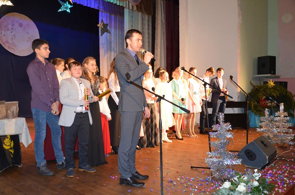 Рождественский концерт в городском клубе