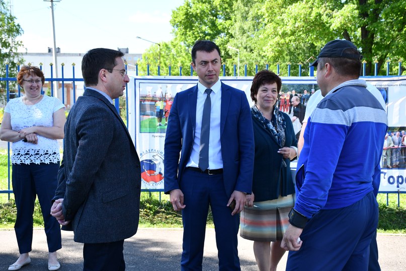 С рабочим визитом Тутаев посетил директор областного департамента по физической культуре, спорту и молодежной политике Сергей Панчишный