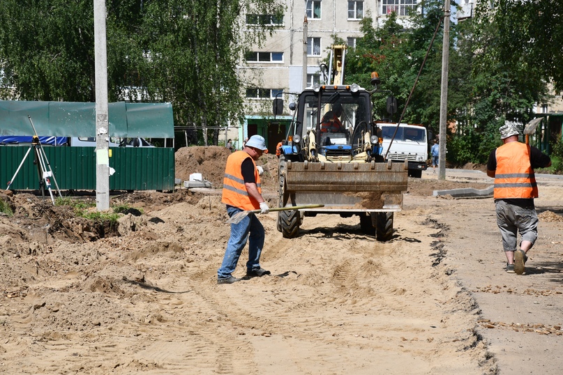 В «квадрате» началось благоустройство