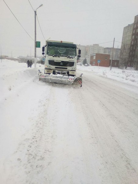 В Тутаеве ликвидируют последствия снегопада