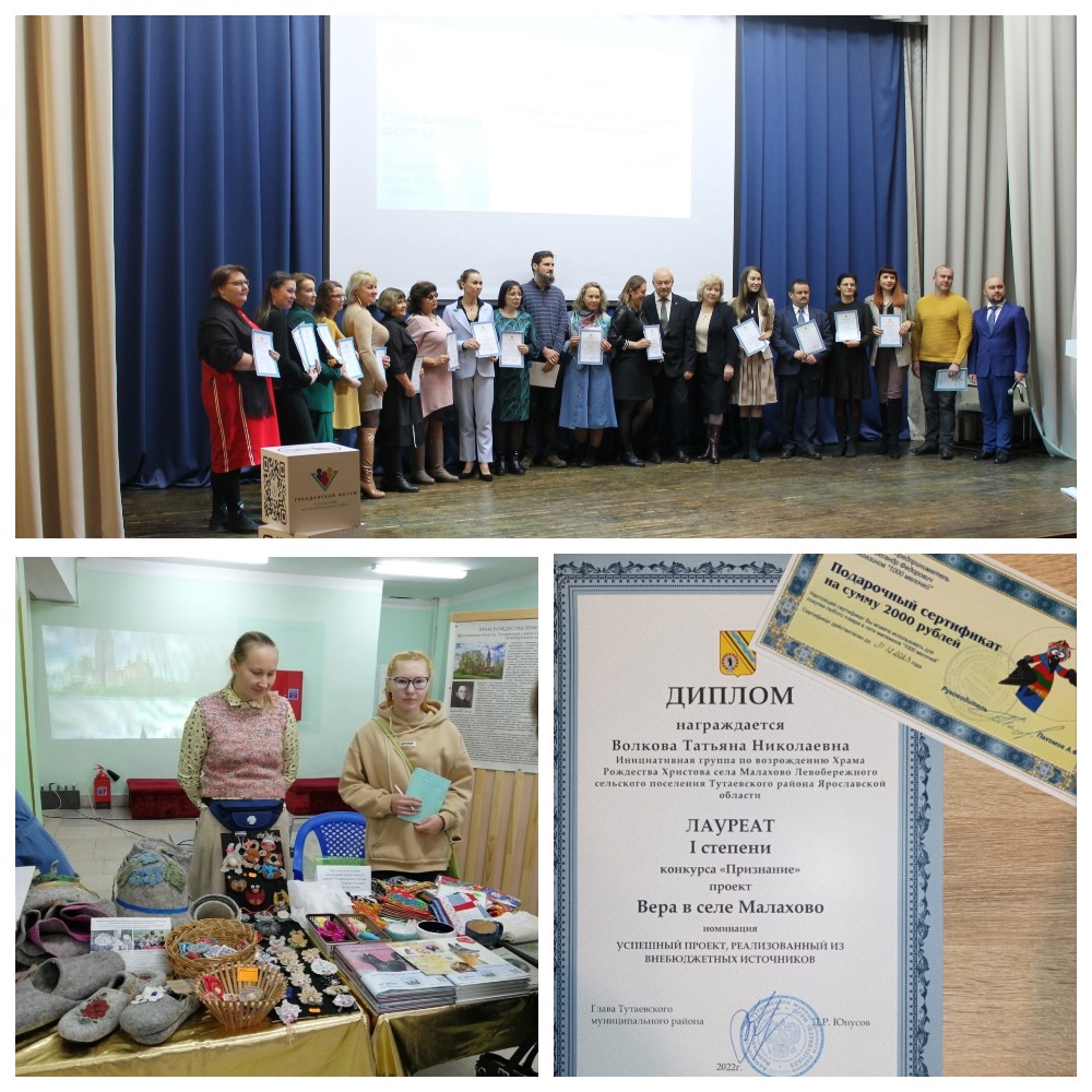 Проект «Вера в селе Малахове» стал лауреатом первой степени