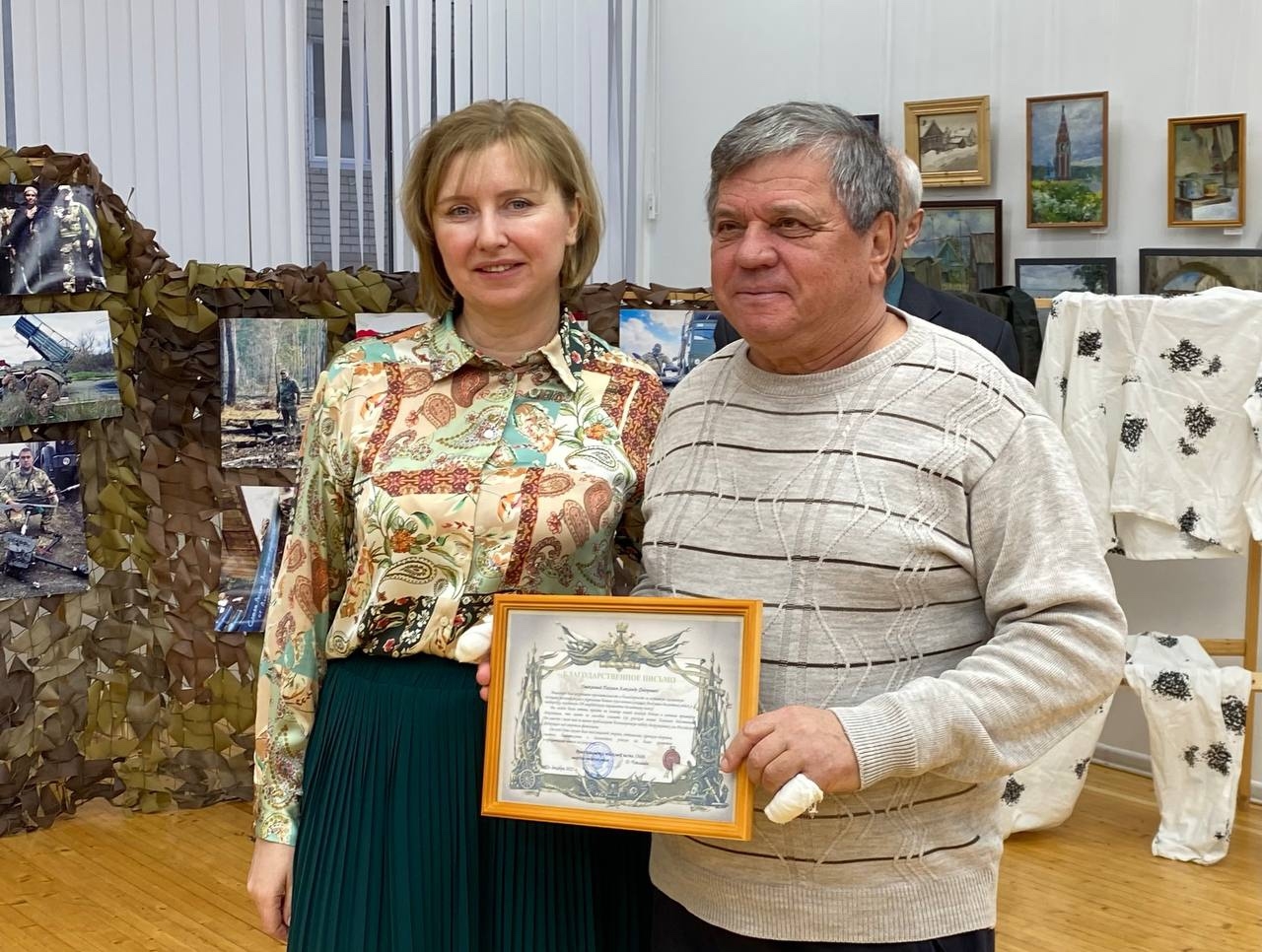В Тутаеве открылась выставка в знак уважения к нашим героям!